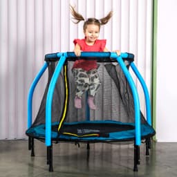 Батут DFC JUMP KIDS 48" синий, сетка (120см)