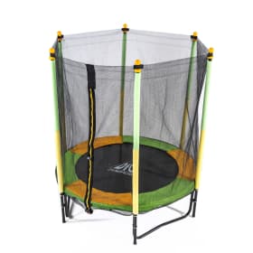 Батут DFC JUMP KIDS 55" зел/желт, сетка (137см)