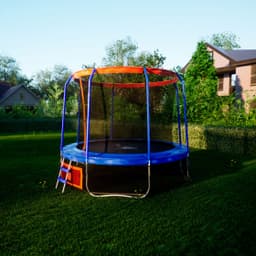 Батут DFC JUMP BASKET 12ft внутр.сетка, лестница (366cm) (два короба)