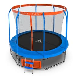 Батут DFC JUMP BASKET 12ft внутр.сетка, лестница (366cm) (два короба)
