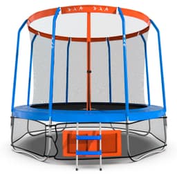 Батут DFC JUMP BASKET 12ft внутр.сетка, лестница (366cm) (два короба)