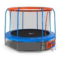 Батут DFC JUMP BASKET 14ft внутр.сетка, лестница (427cm) (два короба)