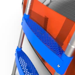 Батут DFC JUMP BASKET 14ft внутр.сетка, лестница (427cm) (два короба)