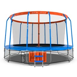 Батут DFC JUMP BASKET 16ft внутр.сетка, лестница (488cm)(два короба)