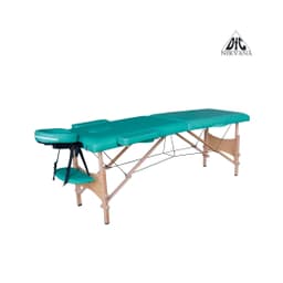 Массажный стол DFC NIRVANA, Optima, дерев. ножки, цвет зеленый (Green)