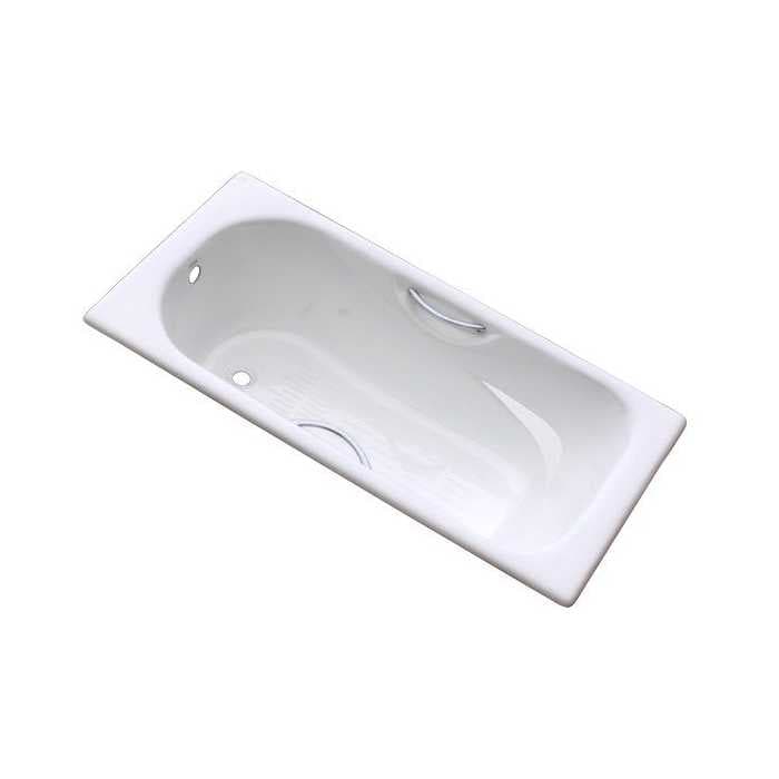 Ванна чугунная GOLDMAN DONNI 1500*750*410 + ножки + ручки (1227)