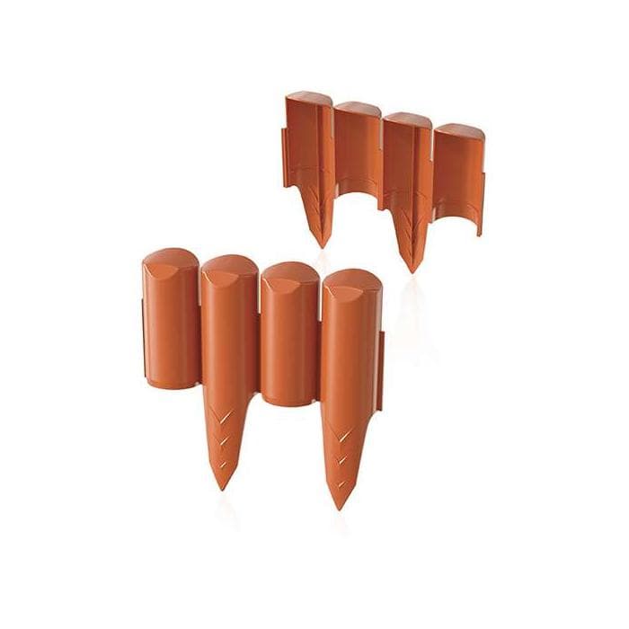 Бордюр для сада Palisada border ц. терракотовый