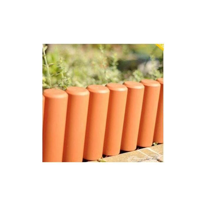 Заборчик для клумбы Palisada 2.7м 10шт. ц. терракотовый