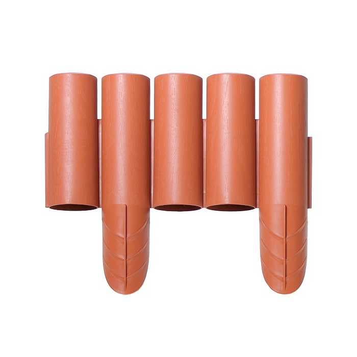 Бордюр для сада Palisada 2.35 м терракотовый