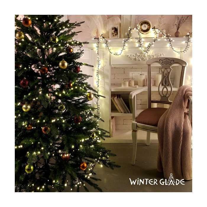 Электрическая гирлянда Winter Glade Теплый белый свет 370 ламп