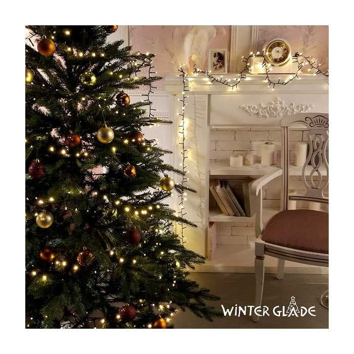 Электрическая гирлянда Winter Glade Теплый свет 700 ламп