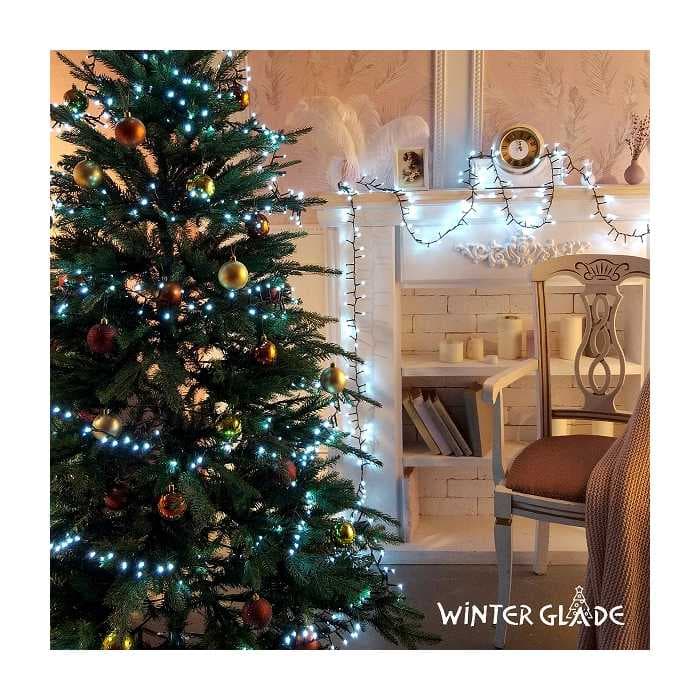 Электрическая гирлянда Winter Glade Холодный белый свет 550 ламп