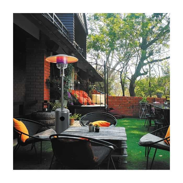 Уличный газовый обогреватель Aesto A-01T, античный серый