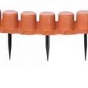 Бордюр для сада Palisada 4.05м 8шт. ц. терракотовый