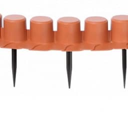 Бордюр для сада Palisada 4.05м 8шт. ц. терракотовый