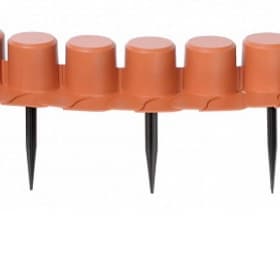 Бордюр для сада Palisada 4.05м 8шт. ц. терракотовый