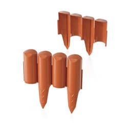 Бордюр для сада Palisada border ц. терракотовый