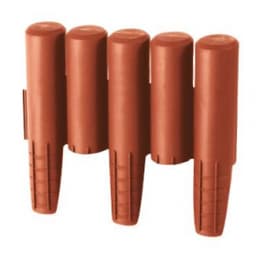 Заборчик для клумбы Palisada 2.7м 10шт. ц. терракотовый