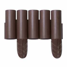 Бордюр для сада Palisada 2.35м коричневый