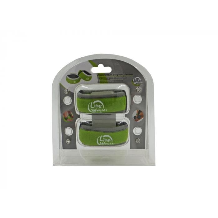 Утяжелители 5825LW для рук 0,25кг*2шт. , салатовые