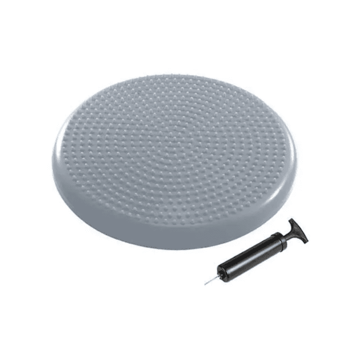 Диск Фит 1633LW балансировочный массажный (33*5,4см, с насосом, серебро)