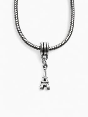 Шарм подвеска «Париж», цвет серебро