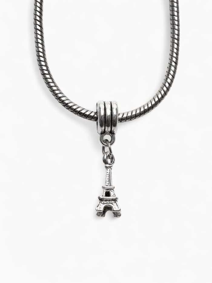 Шарм подвеска «Париж», цвет серебро