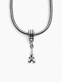 Шарм подвеска «Париж», цвет серебро