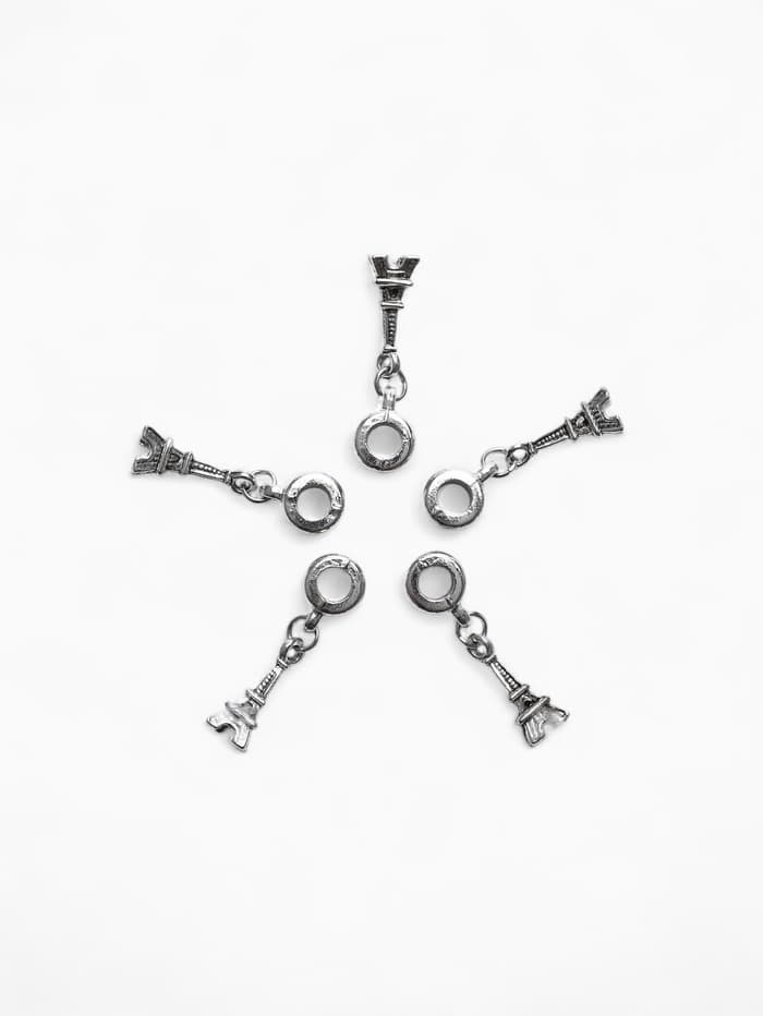 Шарм подвеска «Париж», цвет серебро