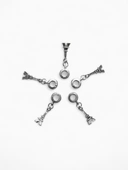 Шарм подвеска «Париж», цвет серебро