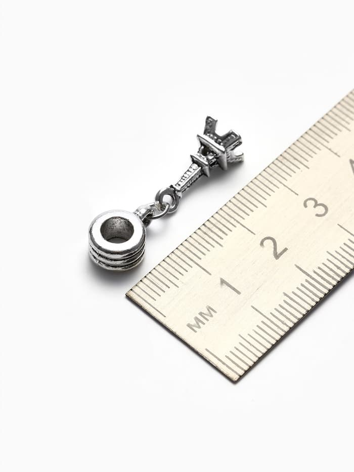 Шарм подвеска «Париж», цвет серебро