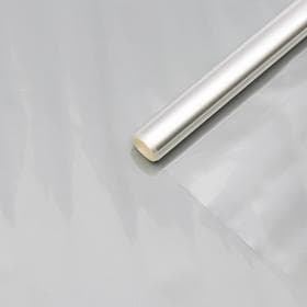 Плёнка для цветов и букетов, прозрачная 0.8×6.8 м, 200 г, 40 мкм