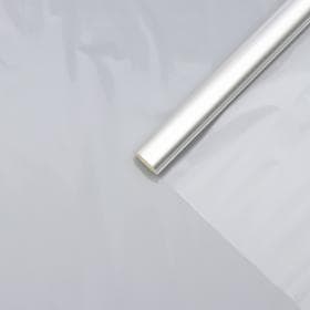 Плёнка для цветов прозрачная 0.8×13.6 м, 400 г, 40 мкм