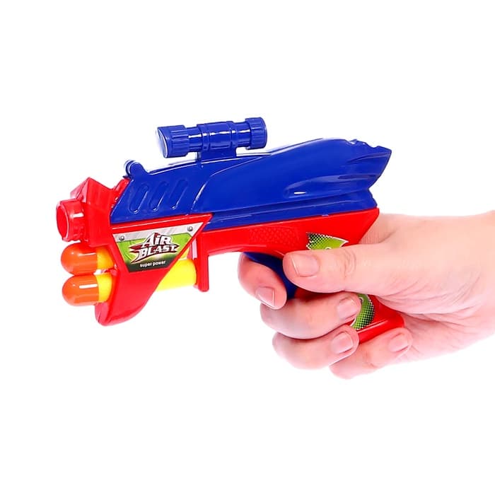 Пистолет «Космобластер», стреляет мягкими пулями (3 шт.), цвета МИКС