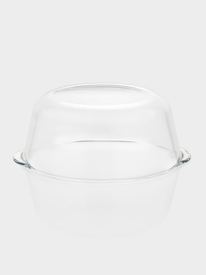 Форма для запекания Paşabahçe Borcam, 3 л, с крышкой, жаропрочное стекло, прозрачная