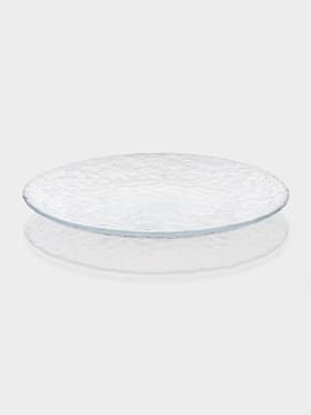 Тарелка Paşabahçe Haze, d=19 см, стекло, прозрачная