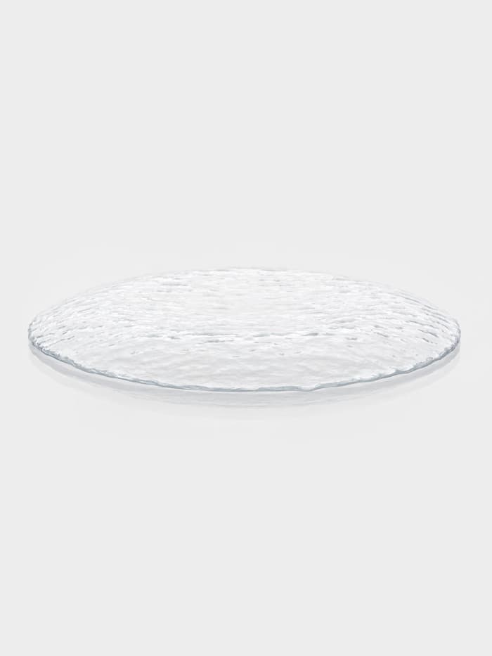 Тарелка Paşabahçe Haze, d=19 см, стекло, прозрачная