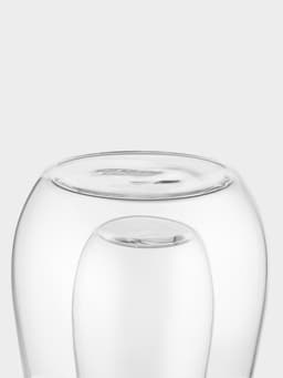 Бутыль для соусов и масла 2 в 1 «Фьюжн. Эстет», 280/75 мл, 8×6.5×24 см, стекло, прозрачная