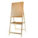 Мольберт тип «Хлопушка», 130×50×65 см, планшет 60×50 см, с полочкой, неокрашенное дерево, Calligrata