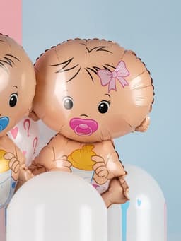 Воздушный шар фольгированный 26" «Малыш», девочка