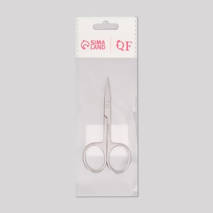 Ножницы маникюрные QF, прямые, широкие, 9 см