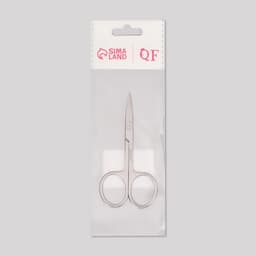 Ножницы маникюрные QF, прямые, широкие, 9 см