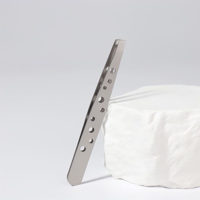 Пинцет скошенный, широкий, 9.5 см