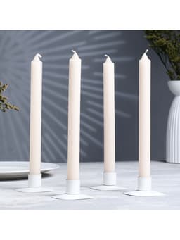 Набор хозяйственных свечей парафиновых, 2.1×24.5 см, 11 ч, 80 г, 4 шт.