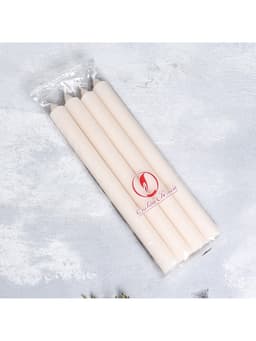 Набор хозяйственных свечей парафиновых, 2.1×24.5 см, 11 ч, 80 г, 4 шт.