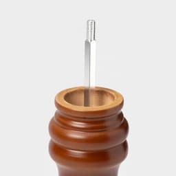 Мельница для специй Доляна «Дуновение леса», 21×5 см, керамический механизм, коричневая