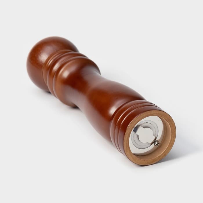 Мельница для специй Доляна «Дуновение леса», 21×5 см, керамический механизм, коричневая