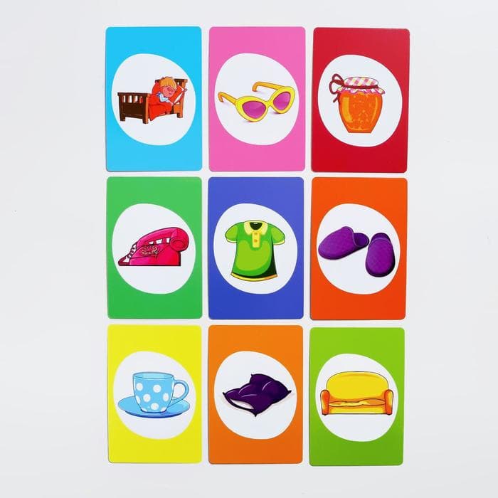 Настольная игра на память и внимание «Дом вверх дном», 30 карт, 4+