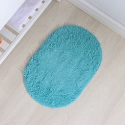 Коврик Доляна «Пушистик», 40×60 см, голубой