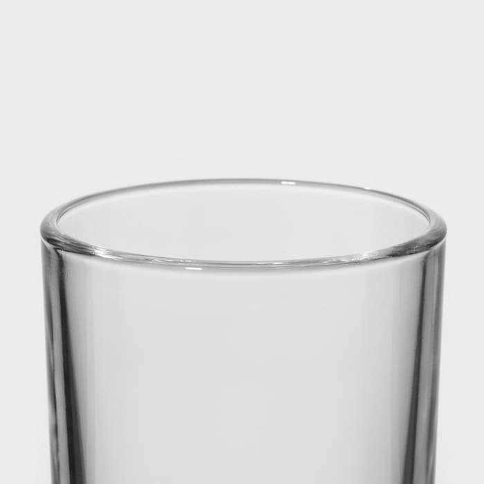 Набор стопок «Гладкий», 50 мл, 6 шт., стекло, прозрачный